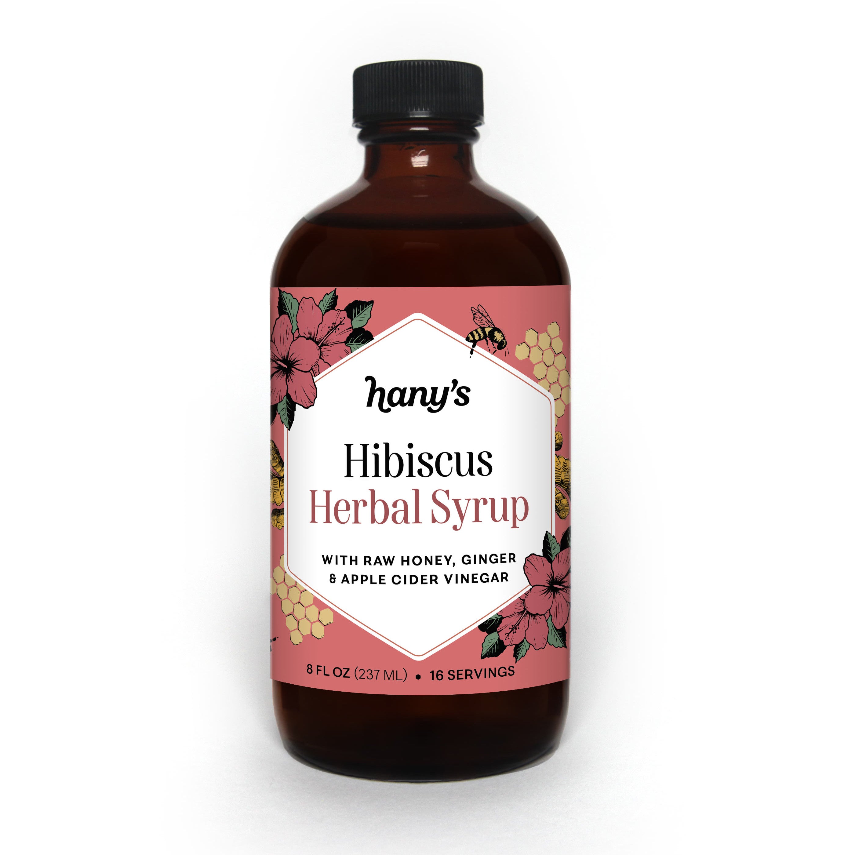 Hibiscus Ginger Herbal Syrup