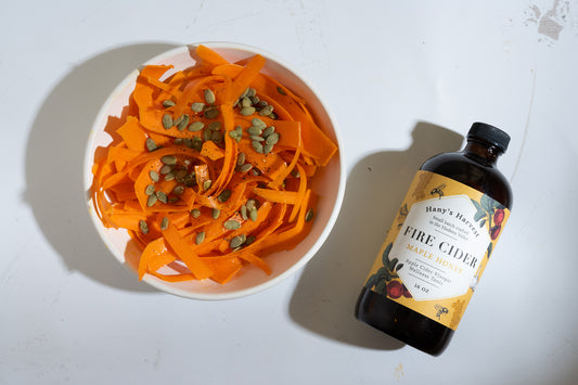 Simple Shaved Carrot Salad
